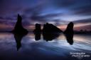 Stormy Dusk at Bandon Beach