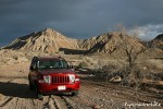 Jeep Liberty, unser erstes Auto am ersten Tag - noch sauber... :-)
