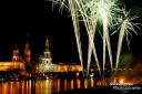 Feuerwerk an der Elbe