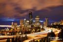 Seattle by night - die Aussicht vom Dr. Jose Rizal Park