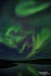 Im isländischen Hochland sorgten recht starke Polarlichter immer wieder für kleine Lichtblicke während einer stockfinsteren Neumond-Nacht.