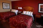 So sieht ein typisches Hotelzimmer in der besseren Mittelklasse in den USA aus mit zwei Queen Size Betten. Am 1. Oktober 2012 haben wir im Best Westen Plus at Lake Powell in Page noch $87 inkl. Tax gezahlt, heute kann man von solchen Preisen in Page nur noch träumen...