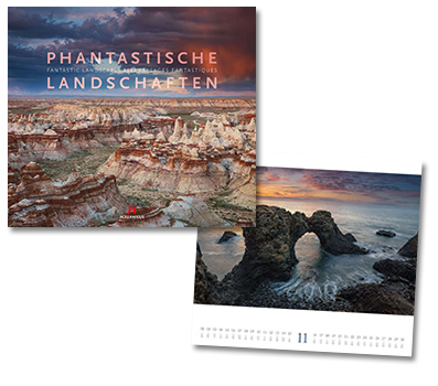 Phantastische Landschaften Kalender von Ackermann 2020